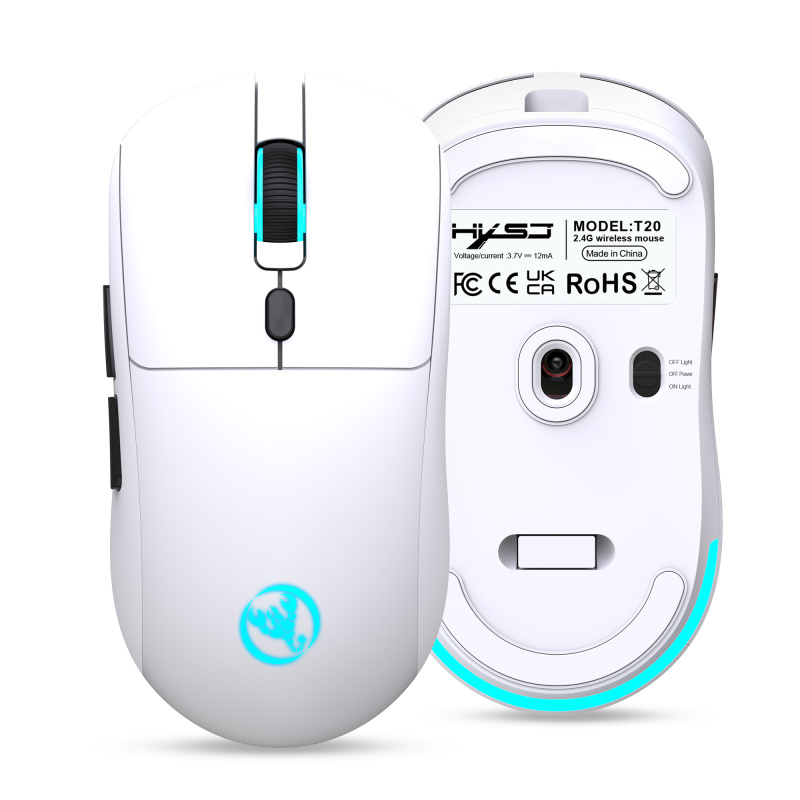 T20 Wireless Mouse 4800dpi Rechargeable 6 keys